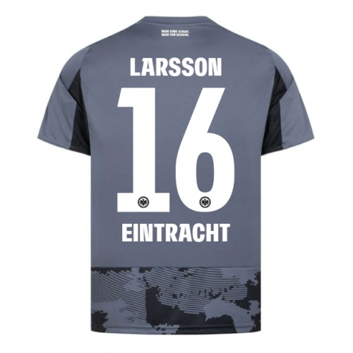 Eintracht Frankfurt Hugo Larsson #16 Tredjetröja 2025-26 Kortärmad Eintracht Frankfurt Hugo Larsson #16 Tredjetröja 2025-26 Kortärmad